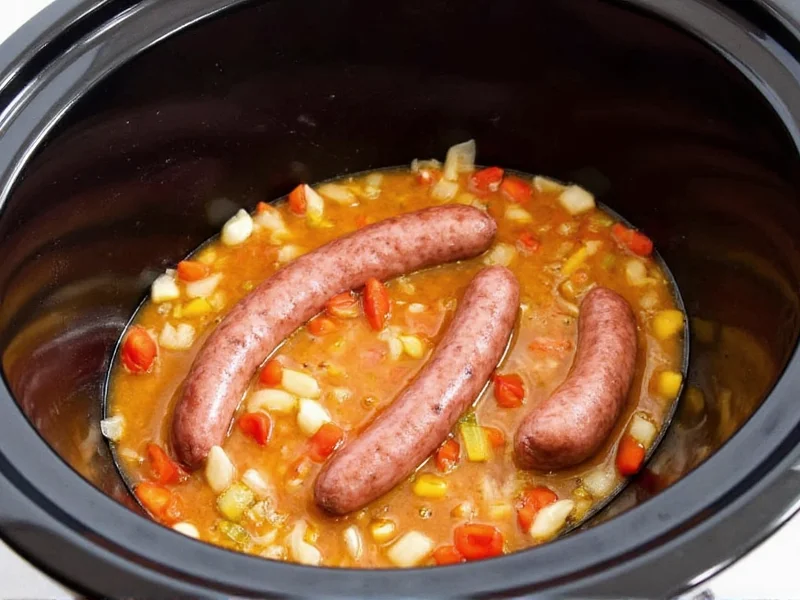 Perfect Sausage Peppers Onions Crock Pot Recipe