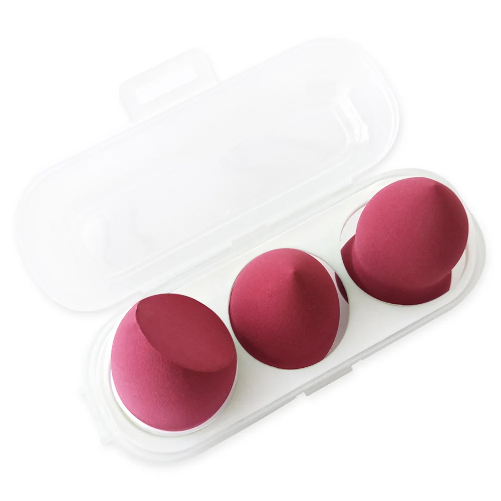 

Beaumaker 2021 cosmetic foundation cheap makeup sponge set in egg box wholesale China manufacturer, 16 colors for option