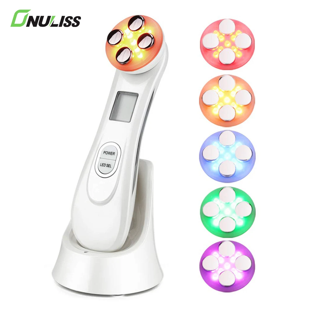 

Beauty Instrument Microcurrent Face Lift Machine Facial Cleansing LED Skin Tightening RF Radio Frequency Machine