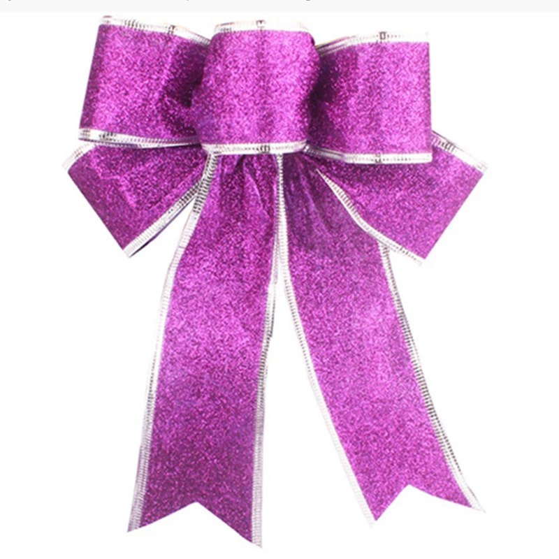 

Christmas Colorful Outdoor Decorations Bow-knot Gifts