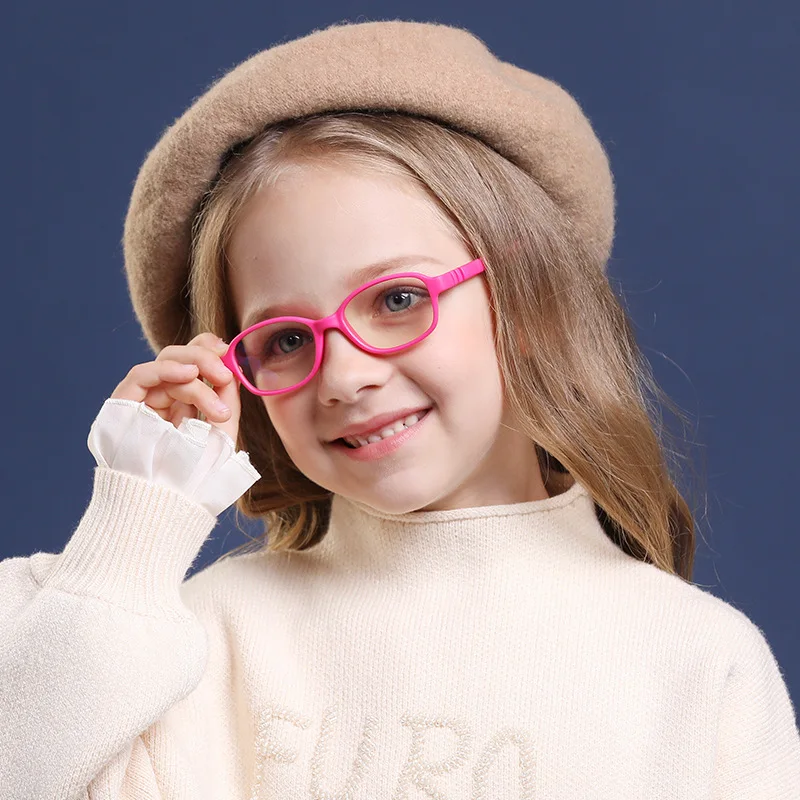 

2021 fashion high quality folding easy carry unisex kids anti blue glasses, Custom colors