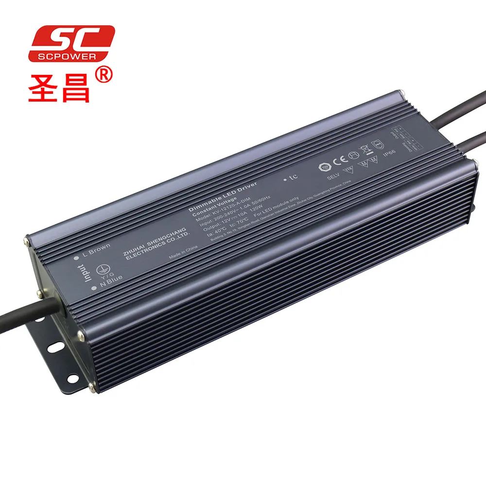 Waterproof Constant Voltage 12V 24V 36V 48V DC 100W LED Driver for Poe LED Lighting