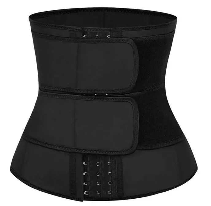 

High Quality Adjustable Ceinture Neoprene, Weight Loss Waist Trainers Slimming Belt For Women, Black and rose red