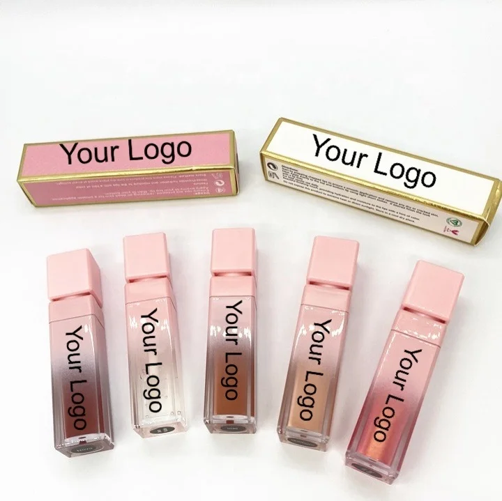 

Wholesale 51 Colors Vegan Lip gloss Private Label Vendor No Logo Glitter Nude Glossy Lipgloss Popular Lip Glossy