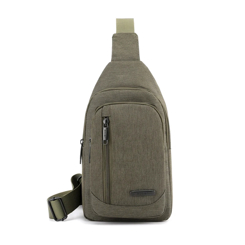 

Casual boy men chest pack crossbody shoulder sling bag, Grey,black