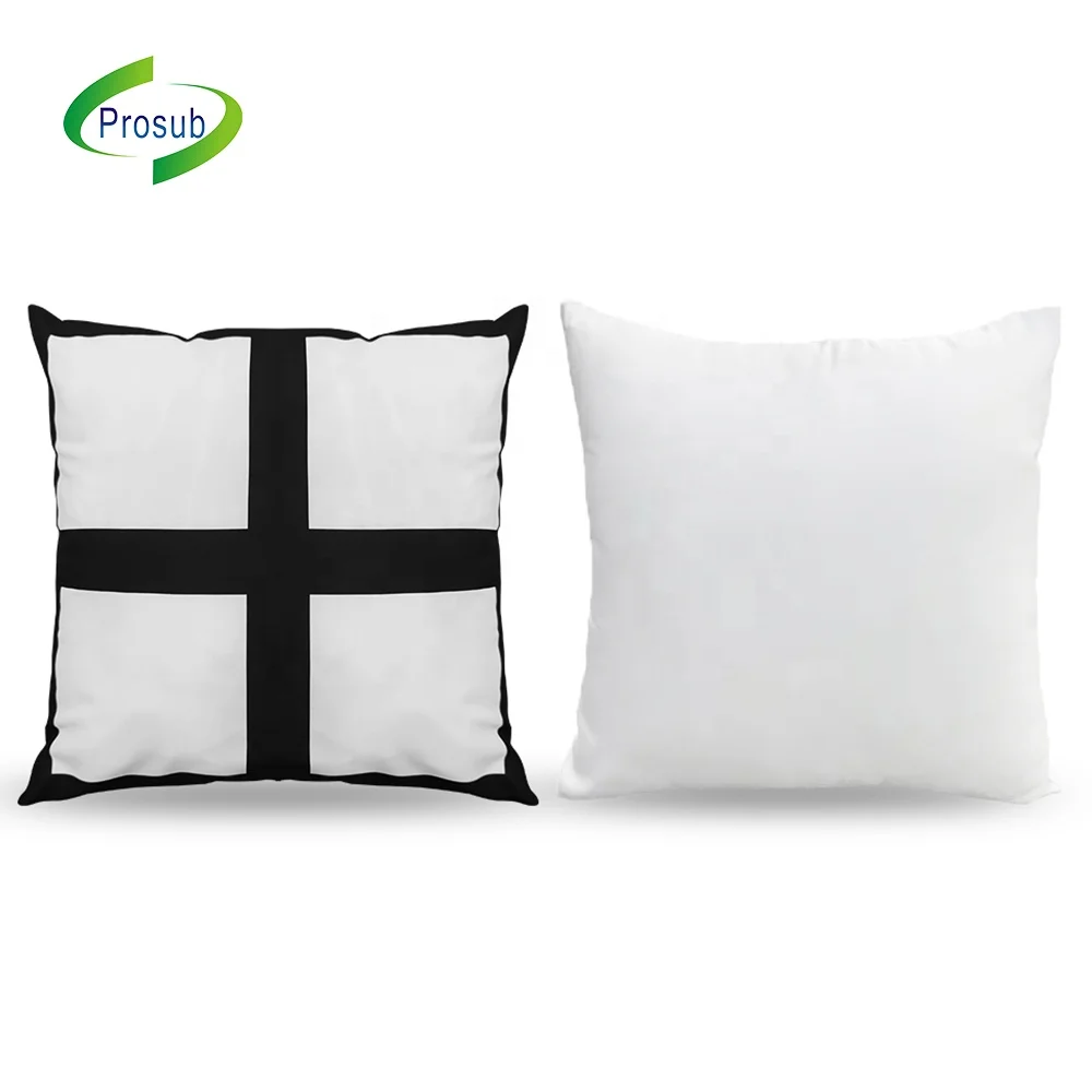 

Prosub Sublimation Pillow Case Custom Design Personalized DIY Blank 4 9 Panel Polyester 16inch Sublimation Cushion Cover