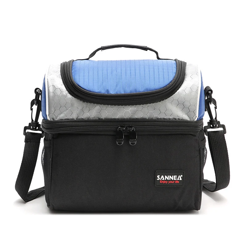 

Fashion recycle eco-friendly folding insulated food drink lunch bag, 3 colors