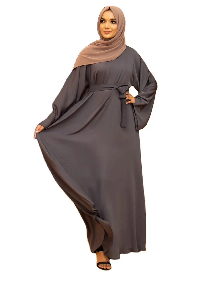 

Yibaoli Manufacturer Well Made high quality islamic clothing nida fabric muslim dress Women Abaya, Black, green, purple, dark gray, pink, red,apricot, brown, dark orange
