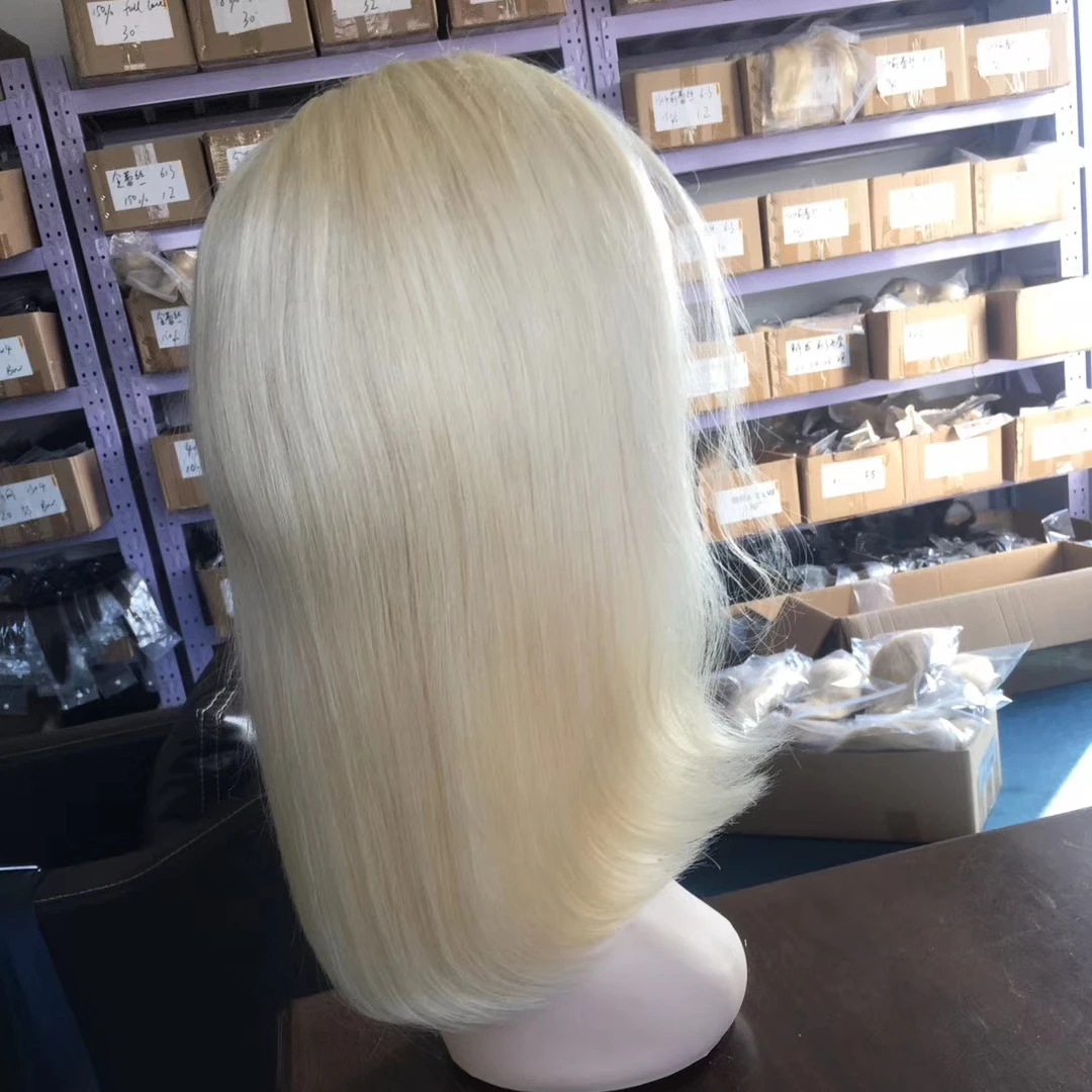 

Amara blonde bob lace front wig top quality blonde bob wig human hair pre-plucked wholesale blonde brazilian bob wig in stock