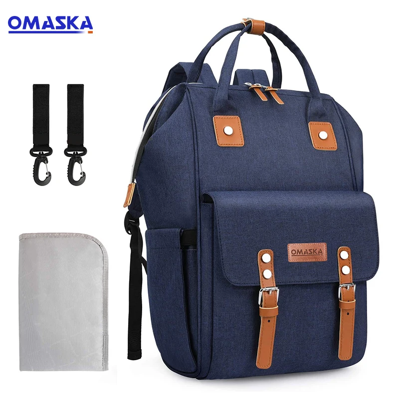 

OMASKA multifunct best selling larg capac travel backpack baby diaper bag personalized diaper bag with changing station, Customized colors