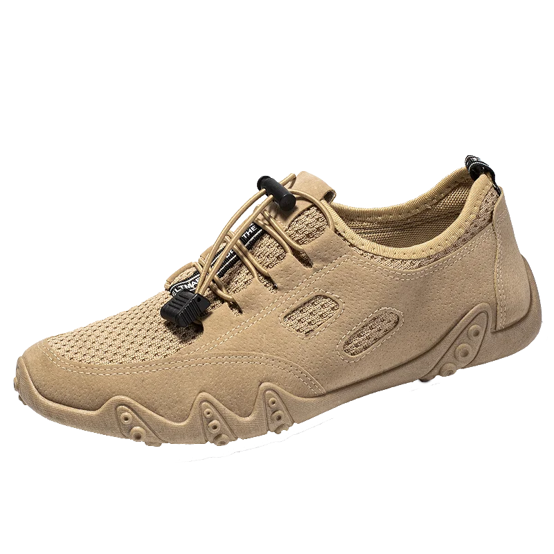 

New summer cowhide casual breathable soft-soled shoes