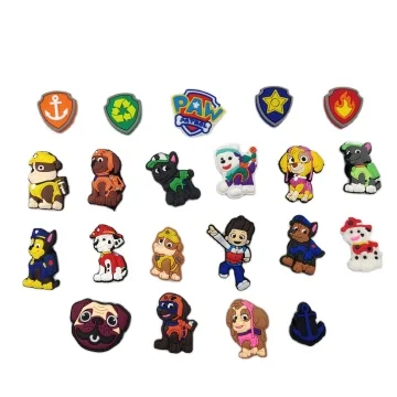 

wholesale custom croc pvc hot amazon top seller dog shoe charms shoe decoration pvc designer croc charms luxury party kids gifts, Customized color