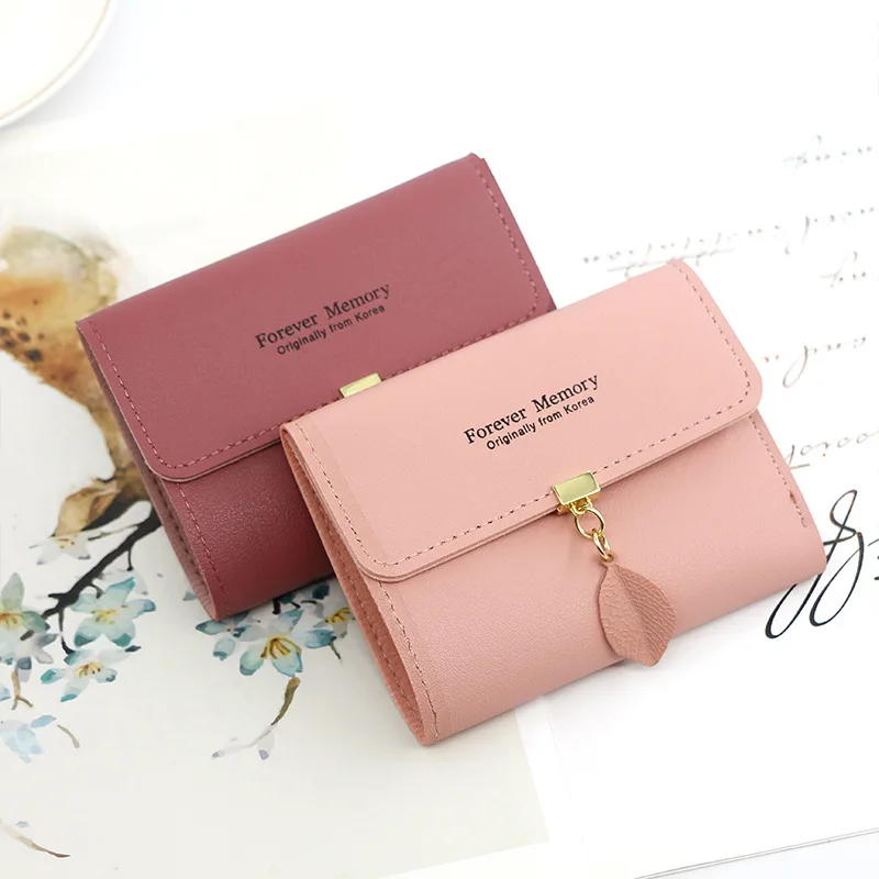 

Minimalistic and Refreshing and solid color style PU material young lady clutch making bag long wallet card holder..,