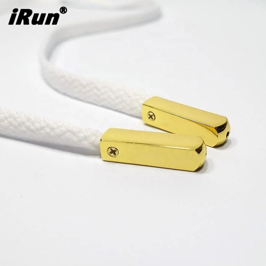 

iRun Wholesale Shoe Lace Aglets For Hoodie Strings, Gold;silver;gun black