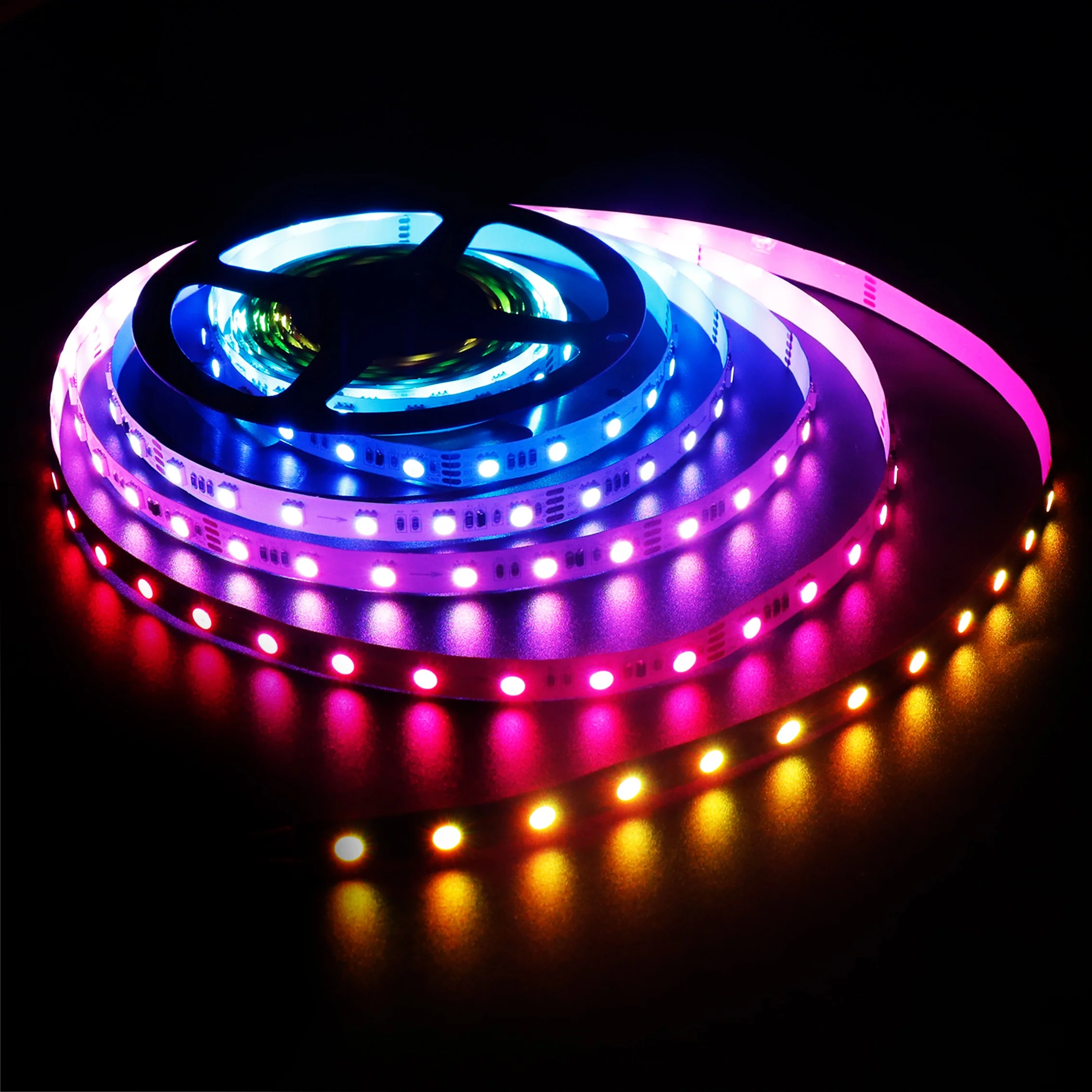 Waterproof Digital Strip ws2812B ws2811 P943 Pixel RGB Led Strip,Addressable Built-in SMD 5050 Chip Tape Light