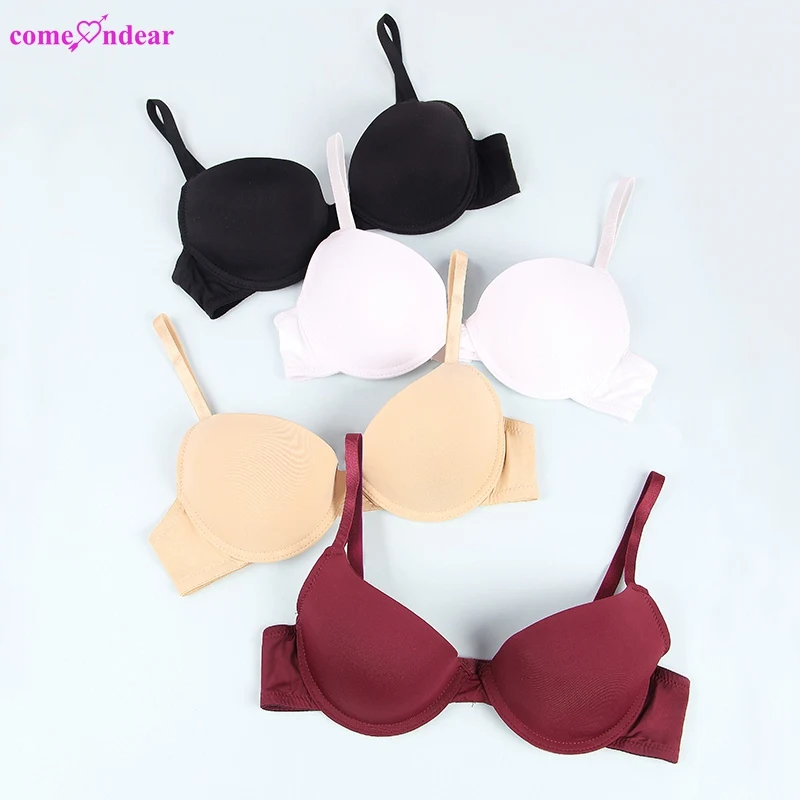 

4 Pcs Free Shipping Bra Size 40 E Cup Available Daily Breathable T-shirt Bra Woman Underwire