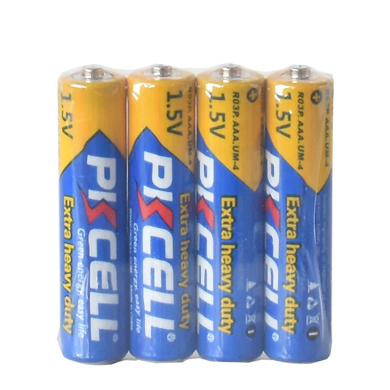 Hot Sale Pkcell Brand 1.5v R03p Aaa Um4 Dry Battery With Factory Price ...