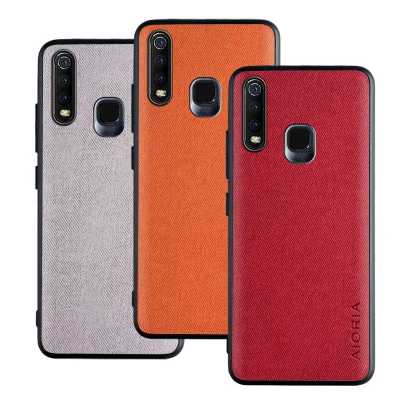 

Fashion Phone Case Cover For Vivo Y12 Y15 Y17 Fabric Cloth Design