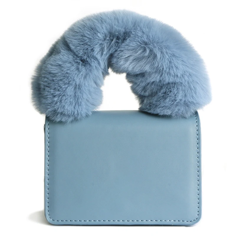 

Luxury fashion famous designer brands handbags matching fur bucket hat and purses bag and hats set