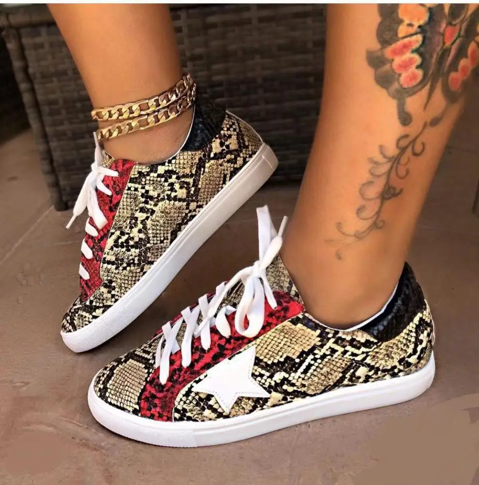 

Size 38-43 Shoes Women Autumn Vulcanized Shoes Leather Fabric Fashion Breathable Ladies Casual Sneakers Low-top Comfort Footwear