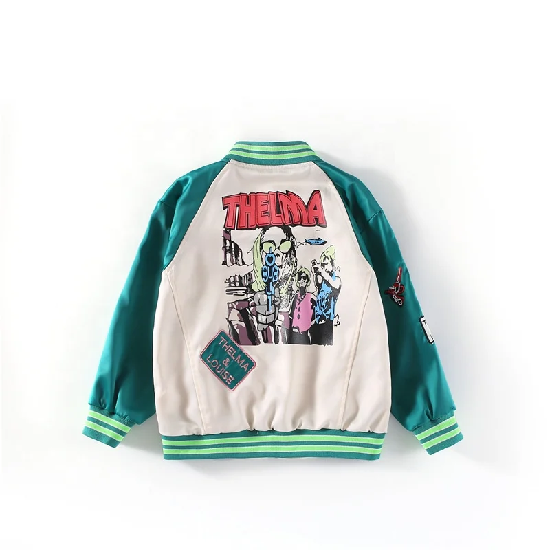 

Western style autumn children's clothing Spring and autumn girl coat Children's Korean cartoon jacket, Shown