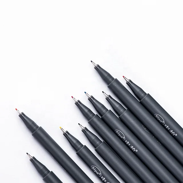 Sipa Sr153 10 Fineliner Color Pens Set 0.38mm Fine Tip Pens Porous Fine  Point Makers Drawing Art Brush Set Art Pen - Buy Comfortable Lightweight  And