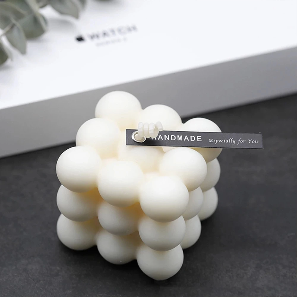 

D005 New DIY Hand-made Soy Aroma Wax Soap Candles Mold Soy Wax Candle Mold Aromatherapy Plaster 3D Silicone Candles Mould, Stocked / cusomized