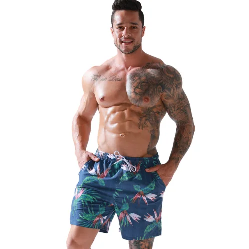 

men's plus size sublimation fruits pattern prints beach quick dry surf board swim short shorts for men casual beachwear trunks