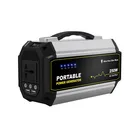 キャンプ用発電機2.8kg 250w ac dc 1つのキャンプ用ソーラー発電機ピクニックキャラバンオフグリッドパワーバンクシステム