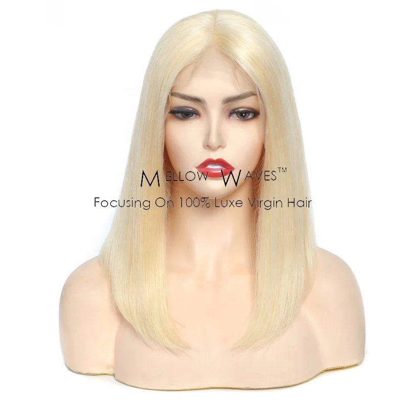 

613 frontal Wigs For Black Women Human Hair Virgin Cuticle Aligned Hair blond Hd Lace Front Wig Straight 613 13*4 Wigs