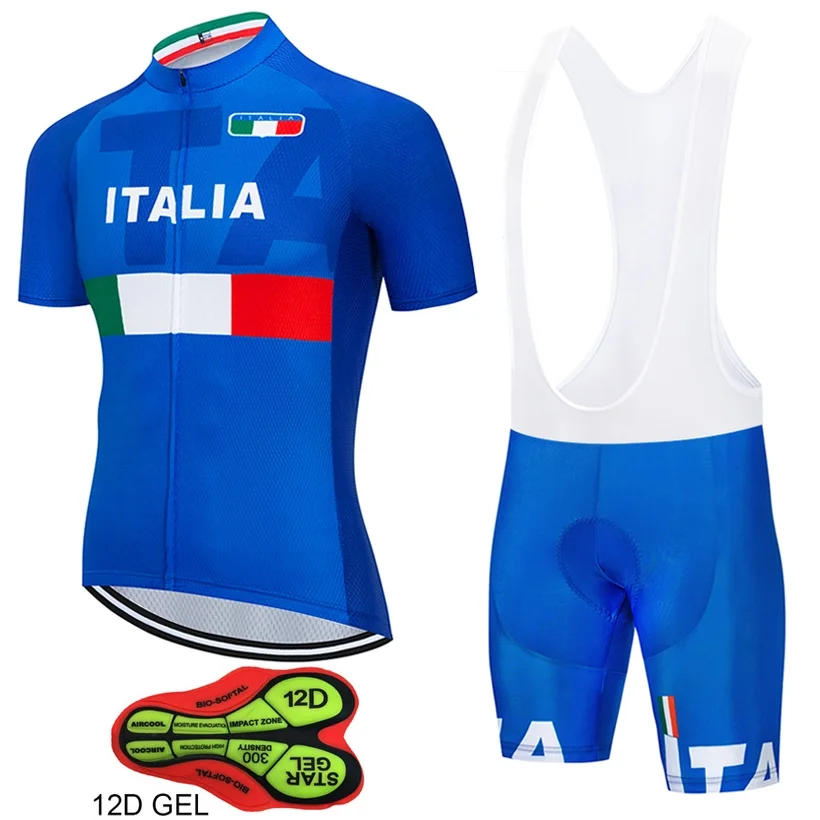 

Tour de Italy 12D GEL Cycling Jersey Short Jersey Waterproof ITALIA Cycling Clothes Cycling Bicycle Clothes, Customized color