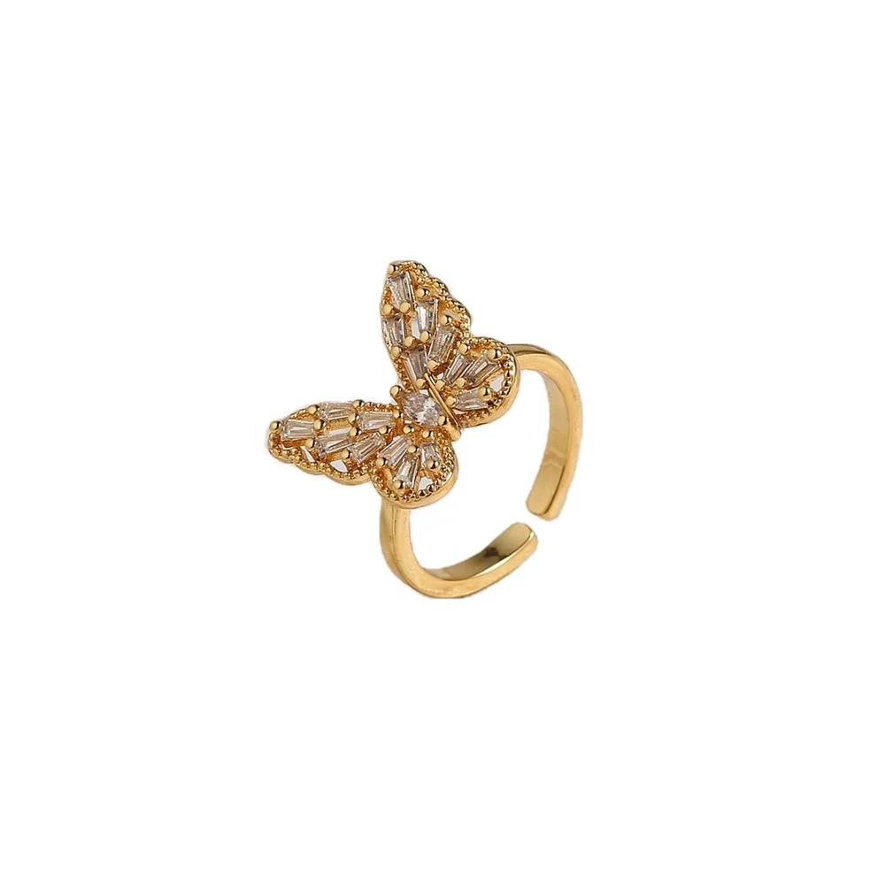 

Manufacturer 2021 Fashion Gold Heart Star Butterfly Ring wholesale,finger rings for girls,anillo para mujer