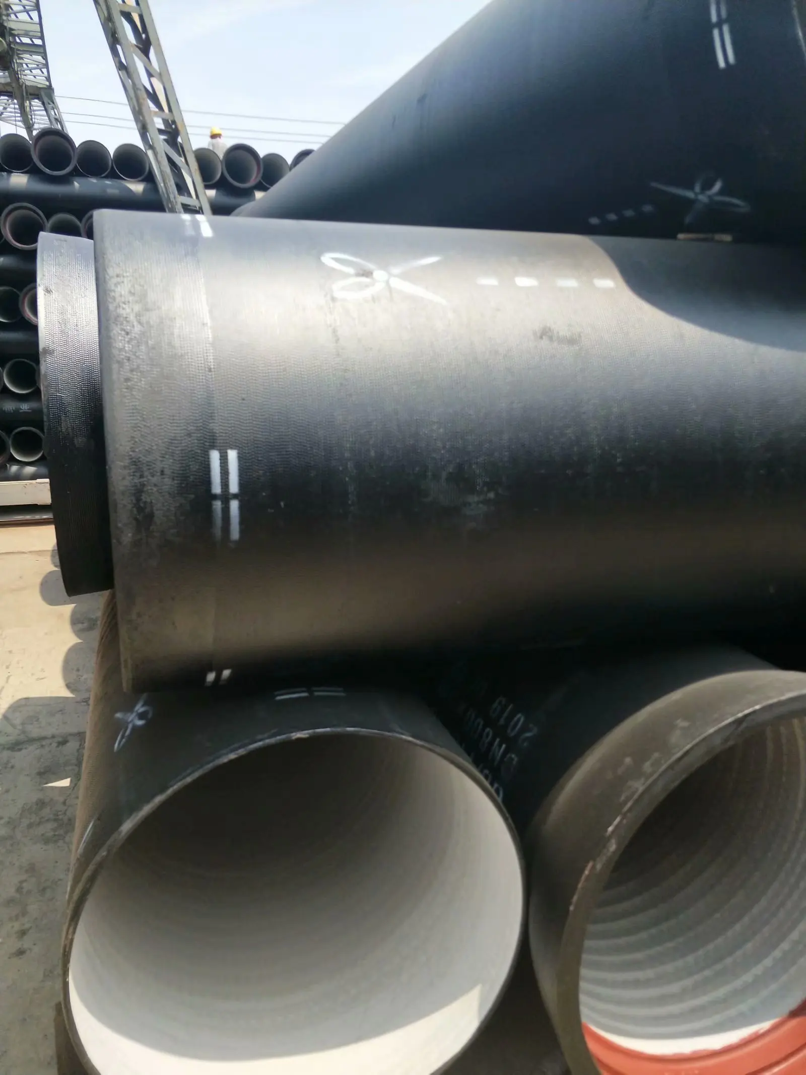 ductile cast iron pipe price with t type joint