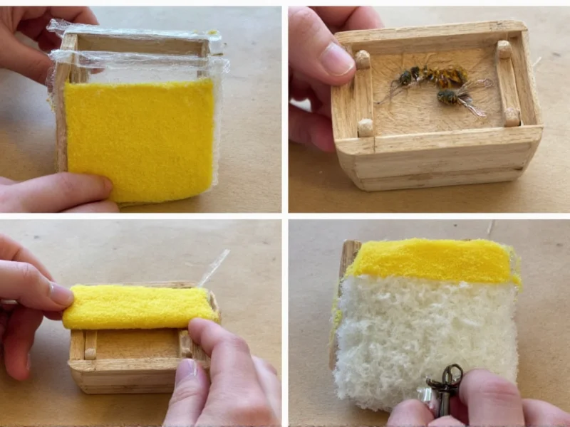 Homemade yellow jacket trap assembly steps