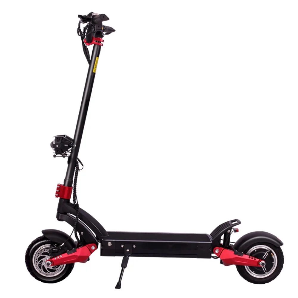 

High - Power cross country double damping foldable electric scooter, Red