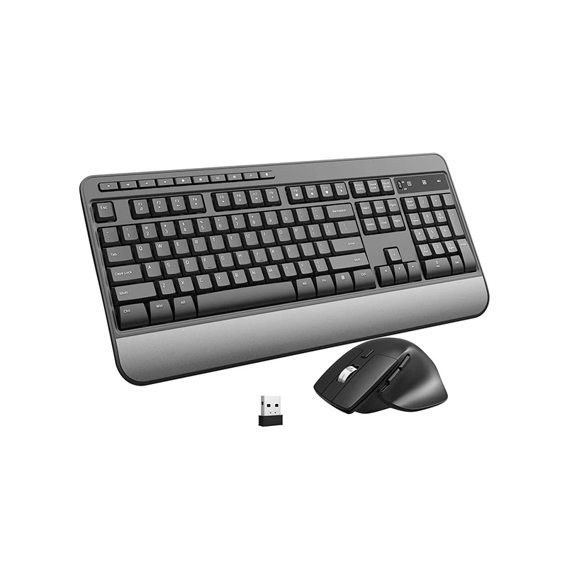 

COUSO New Design teclados Bluetooth Office Computer Mouse & Keyboard Full-Sized Ergonomic Wireless Keyboard and Mouse Combo