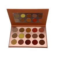 

Make your own brand pressed glitter cruelty-free 15 color eyeshadow private label eyeshadow palette