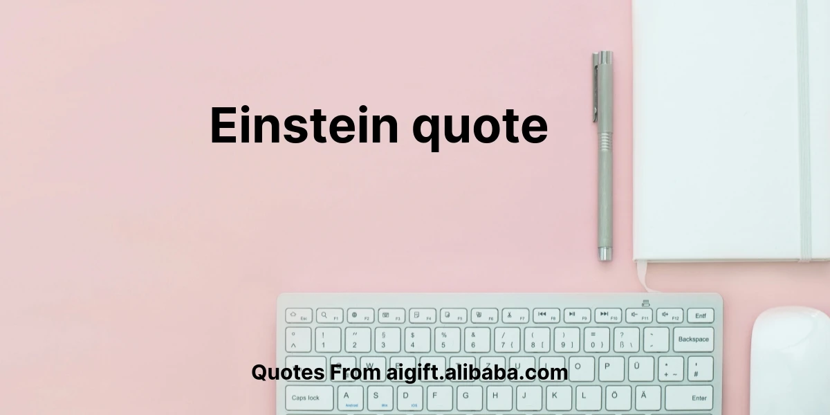 einstein quote