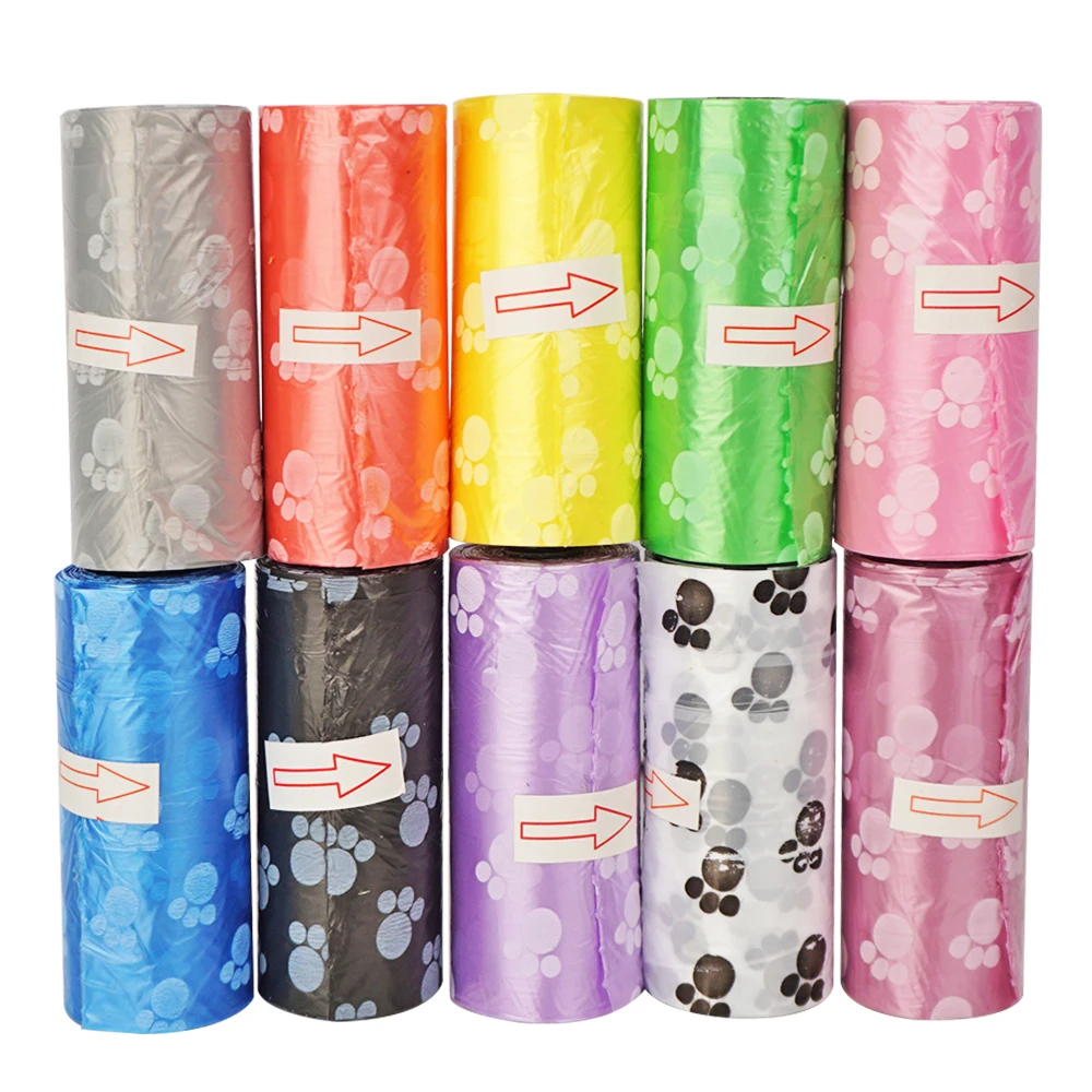 

Colorful Waste Plastic Garbage Bags Dog Pet Poop Bag For Dog Poop