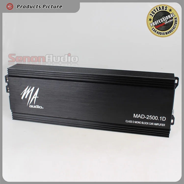 1 Channel Power Class D Amplifier Car Class D Monoblock Amplifier