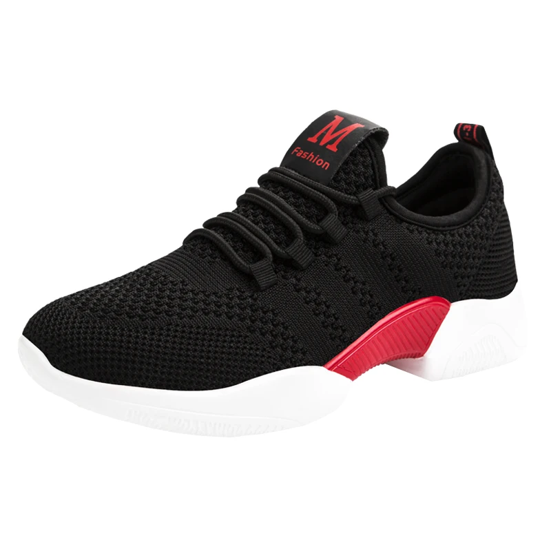 

New Arch Support Fly Knitted Ladies Sports Shoes Custom Logo Women's Fashion Sneakers, Optioanl