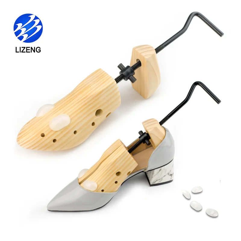 

2020 Household Shoe Stretcher Sprung Shop Pine Wooden Shoehorn, Brown