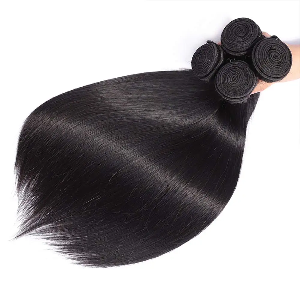 

Exclusive Virgin Hair bundles hair vendors 100% Raw Unprocessed Virgin Malaysian Straight Hair bundles, Natural colors