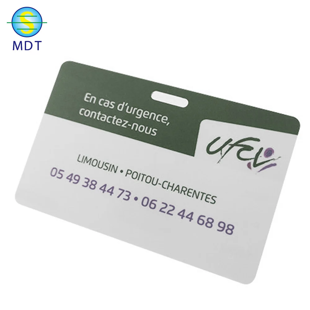 

MDT M plastic pvc visiting card promotion