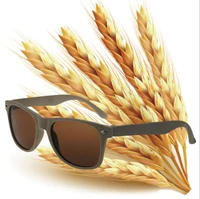

wheat straw frame 100% biodegradable recycled sunglasses promotion sun glasses custom logo