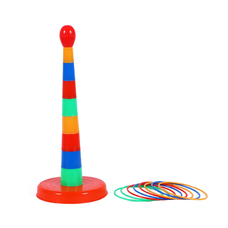 

Hot Sell Parent-child Throwing Circle Toy Rainbow Lasso Children's Educational Toys