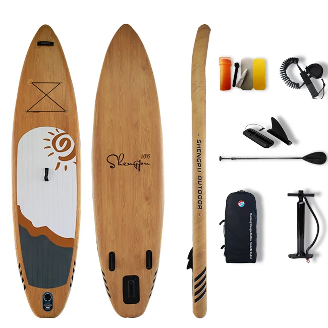 

Stitch and PVC paddle board inflatable stand up sup paddleboard with leash, Customized color