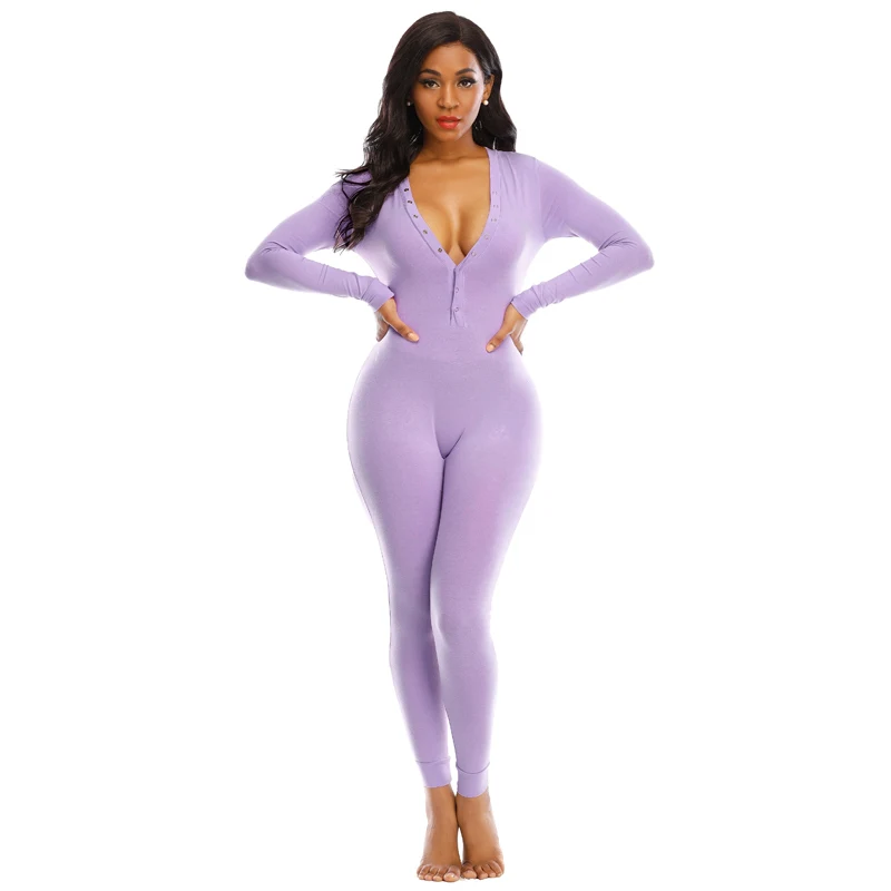 

Plus Size Blank Solid Color Cotton Adult Onesie Pajamas Custom Butt Flap Onesie For Women, Customized color