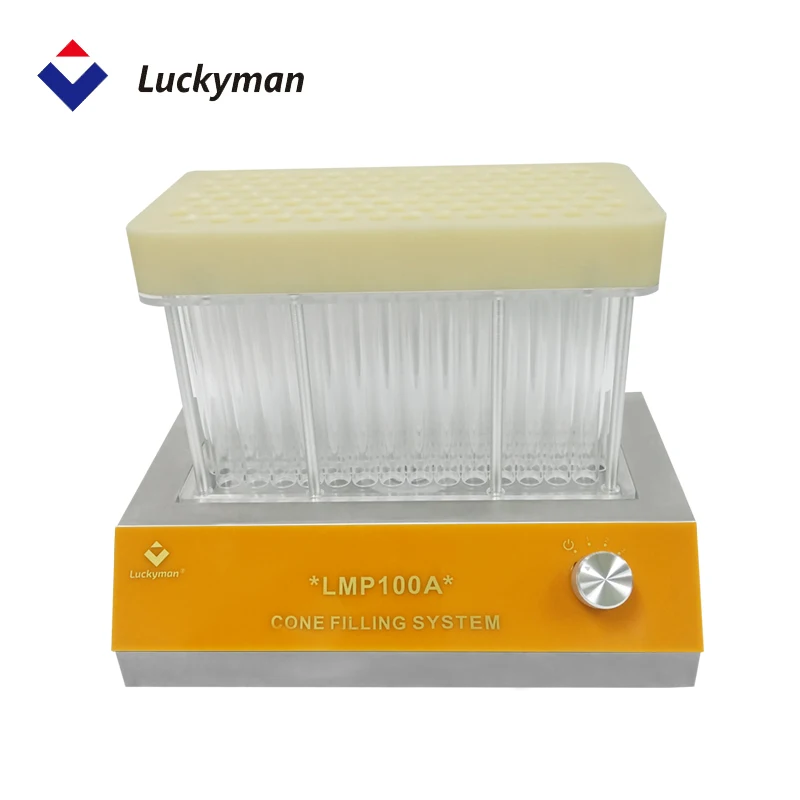 

Luckyman 100pcs King Size Small Industries Cone Filling Machine 109mm Cone Filling Device Preroll Cone Machine