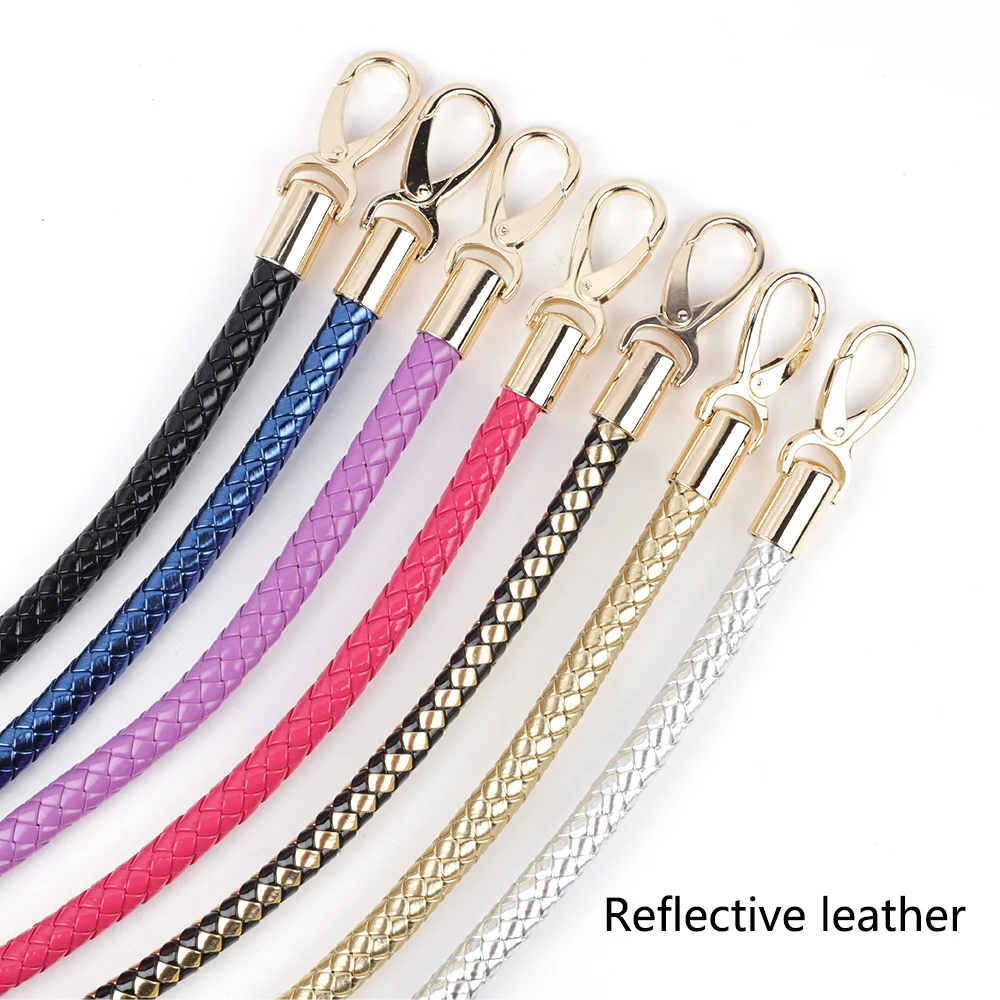 

2021 wholesale production 60 cm PU leather woven handbag accessories shoulder bag leather bag strap, Multi colors